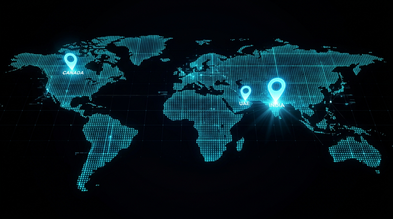 WebConvoy Global Delivery Locations