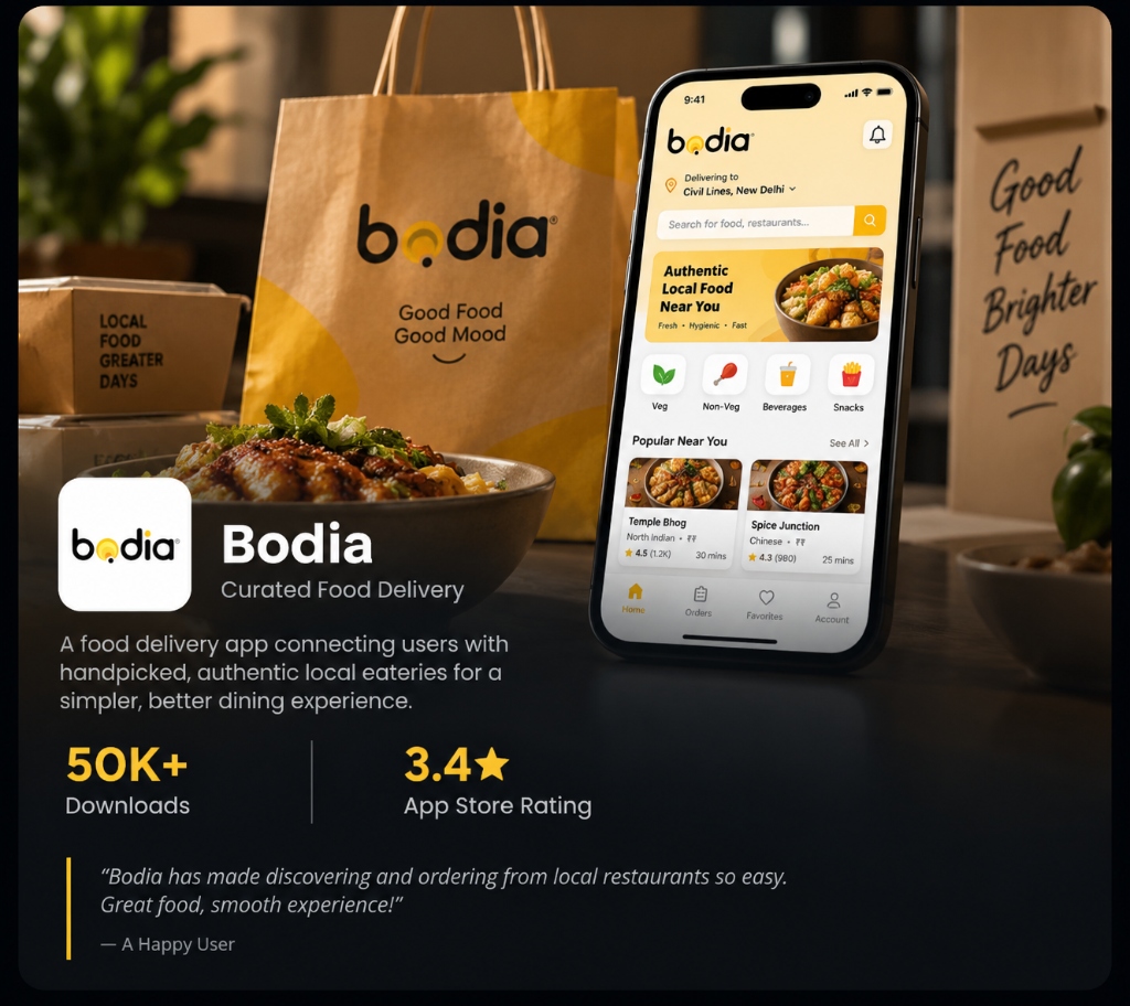 Bodia - Curated Food Delivery