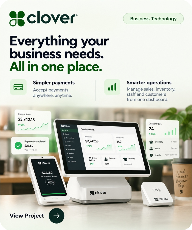 Clover - Everything your business needs. All in one place.