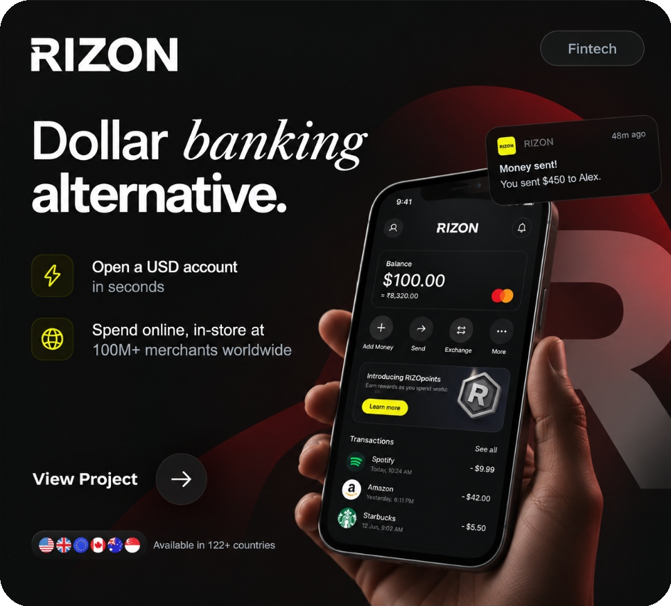RIZON - Dollar banking alternative