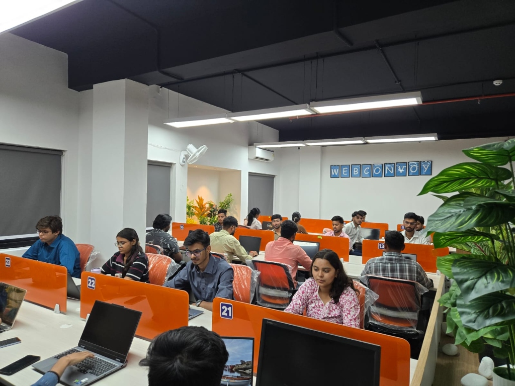 WebConvoy Team Working at Noida Innovation Center